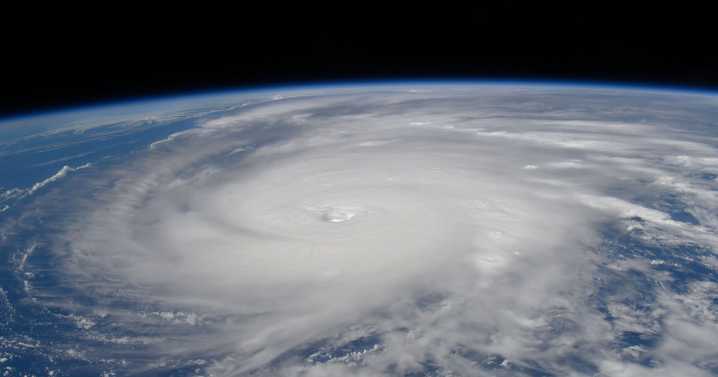 Astonishing images show Hurricane Gabrielle from space