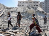 Israel kills dozens in Gaza as Amnesty warns of ‘unlawful’ displacement
