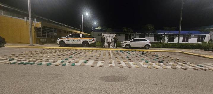 Capturan a hombre transportando 356 paquetes de marihuana creepy en Bolívar
