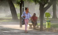 El SMN emitió alerta amarilla por vientos fuertes para la madrugada de este sábado