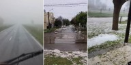 Alerta por tormentas en Buenos Aires y 9 provincias: los impactantes videos de la caída de granizo en distintas ciudades