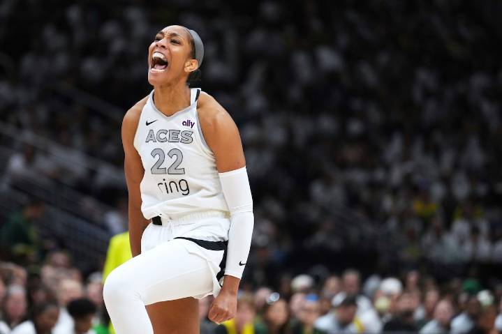 Las Vegas Aces star A’ja Wilson makes WNBA history after winning 4th MVP Award