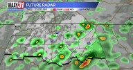 Isolated rain throughout Thursday, sunny and drier for the weekend
