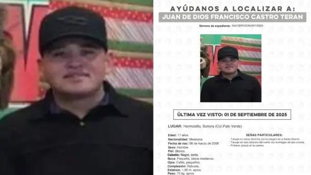 Buscan a Juan de Dios Francisco Castro Terán