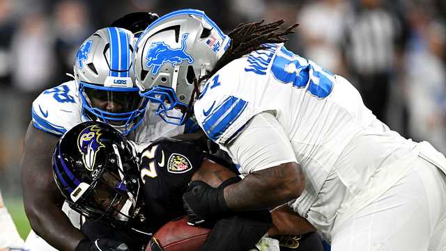 Ravens defense struggles to stop Lions as they lose 38