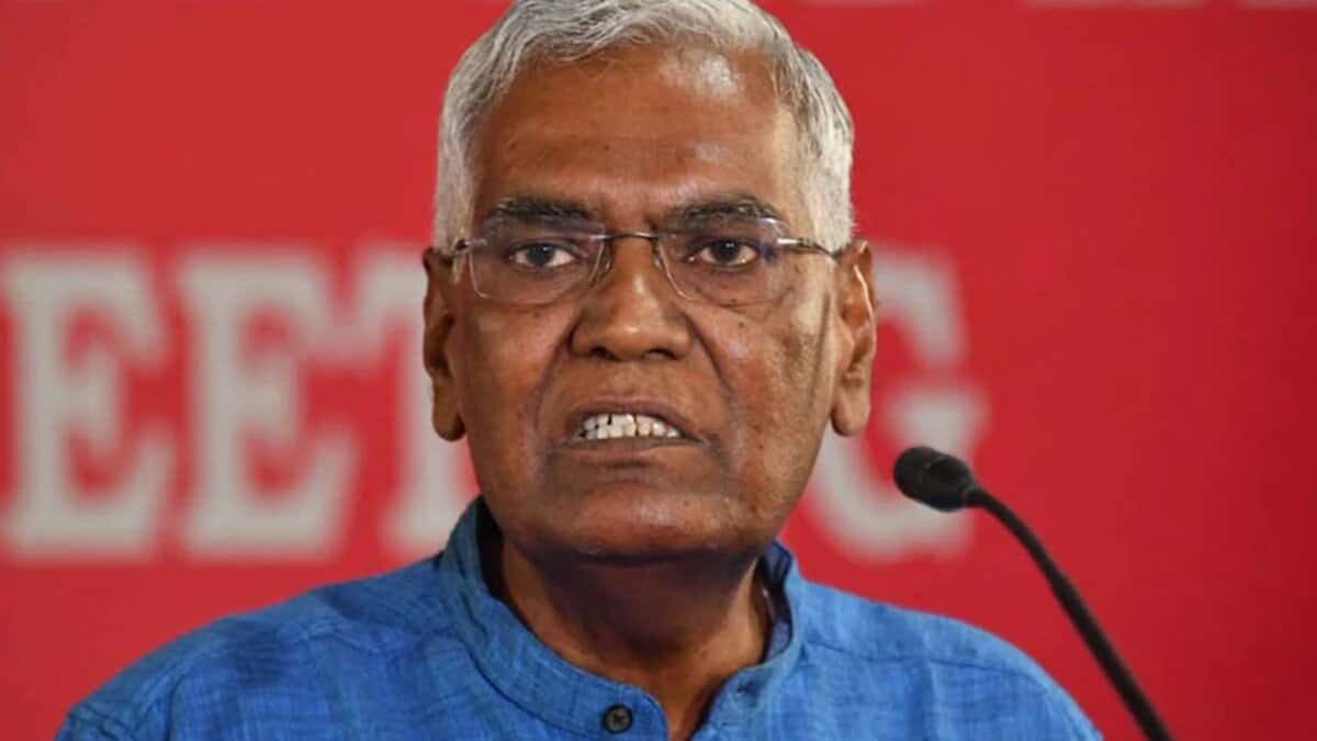 Govt should hold talks with Maoists: CPI’s D Raja