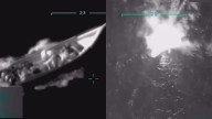 Casa Blanca revela video de ataque a lancha con 11 "terroristas" del Tren de Aragua