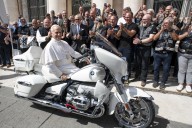 Jesus Bikers rev up support for charity with motorcycle for Pope Leo XIV