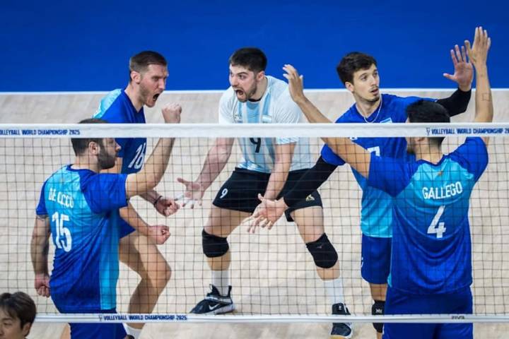 Mundial de voleibol. Argentina venció a Corea del Sur y quedó a un paso de los octavos de final