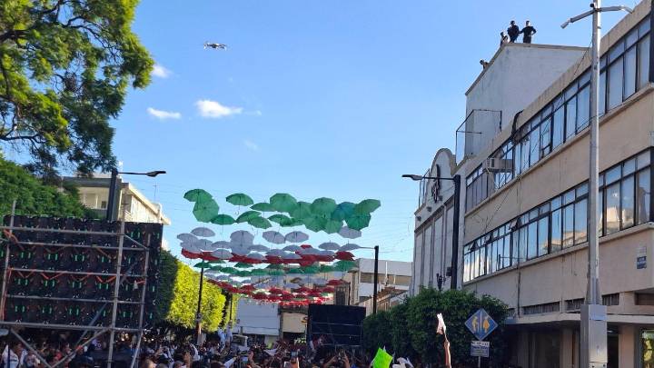 Blindan Calzada Independencia para 1er informe de alcalde de Celaya