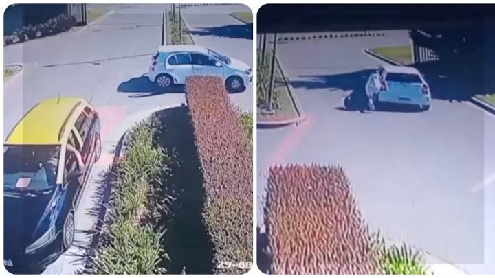 Indignante; conductor de DiDi se fugó con el equipaje de dos turistas en Argentina, el hecho quedó registrado en video