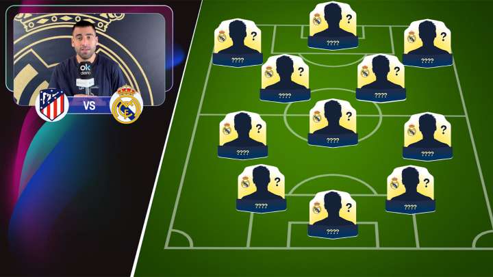 Alineación del Real Madrid contra el Atlético: Vinicius será titular y Bellingham esperará en el banquillo