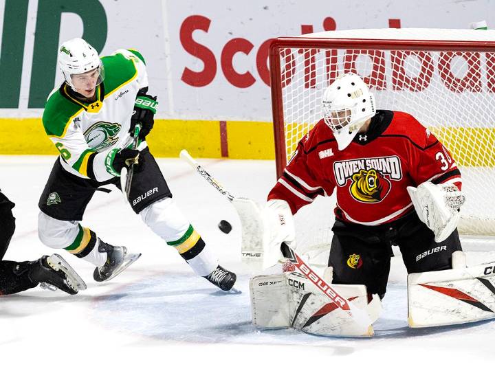 Owen Sound Attack spoil the party in London