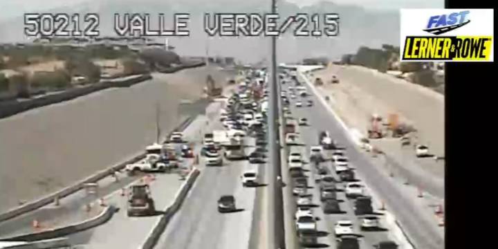 FIRST ALERT: Crash closes Henderson off-ramp from 215 beltway