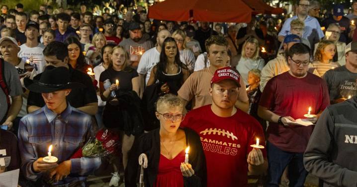 'A powerful voice' — Hundreds honor Charlie Kirk at UNL vigil