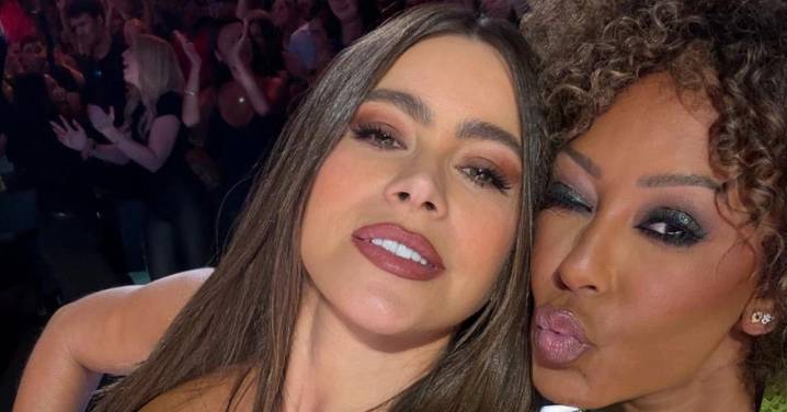 Sofía Vergara Pops Out of Nude Dress Alongside 'America's Got Talent' Costar Mel B: Photo