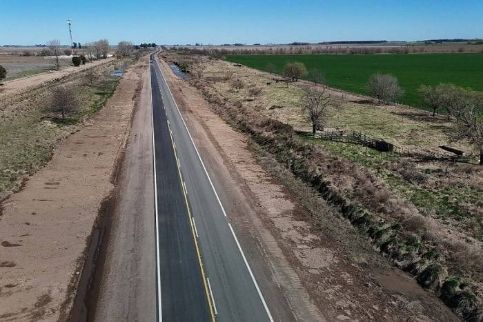 Provincia avanza con la pavimentación de la Ruta del Cereal