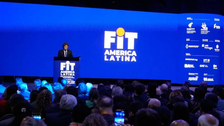 Javier Milei inauguró la 29ª edición de la Feria Internacional de Turismo en Buenos…