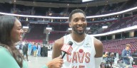 Ashley Holder goes 1-on-1 with Donovan Mitchell at Cavs Media Day
