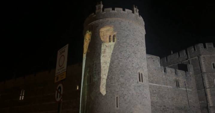 Arrestan a manifestantes por proyectar imágenes de Trump y Epstein en el Castillo de Windsor