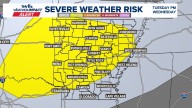Strong storms to impact parts of Central Arkansas