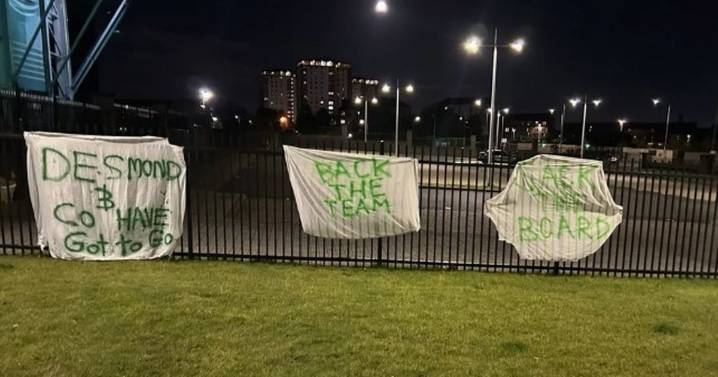 Celtic sack the board protestors return with 'dangerous rhetoric' claim Neil Lennon condemned