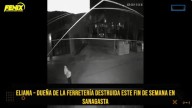 Primavera en Sanagasta: Menor en estado de ebriedad rompió el vidrio de una ferretería con un ladrillo
