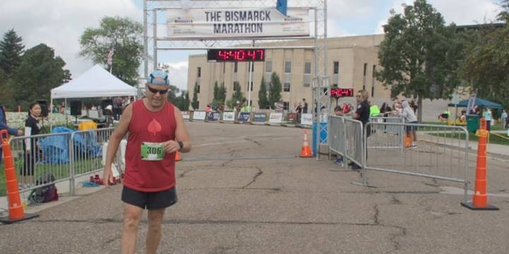 Bismarck man celebrates 35th year running the Bismarck Marathon