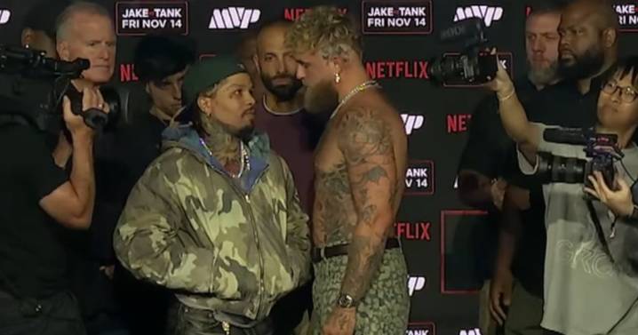 Jake Paul y Gervonta Davis tienen su primer cara a cara y la diferencia de tamaño es de miedo (VIDEO)