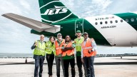 JetBlue Suits Up with a Fresh New York Jets Livery Inspired by Team Uniforms