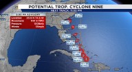 Potential Tropical Cyclone Nine forms