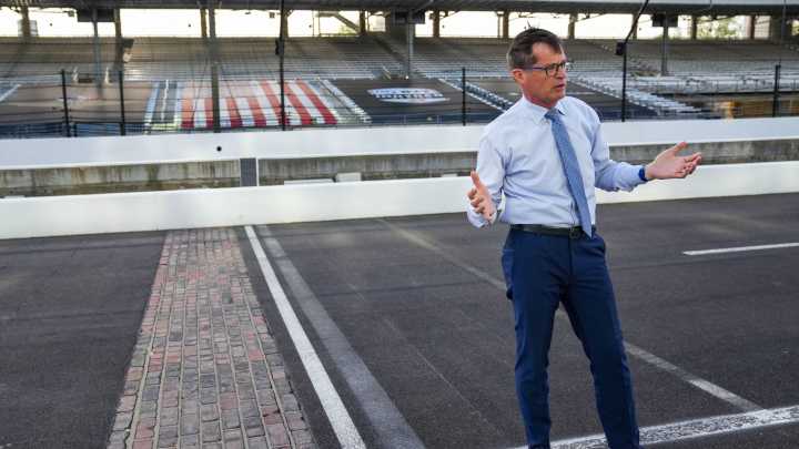 Indianapolis Motor Speedway history revealed during track repairs Doug Boles