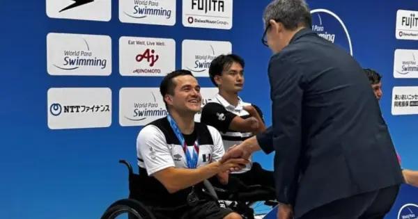 Ángel Camacho brilla al obtener bronce en Mundial Para Natación