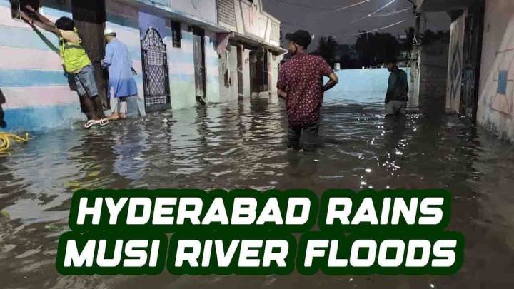Hyderabad reels under Musi floods, bridges and colonies submerged