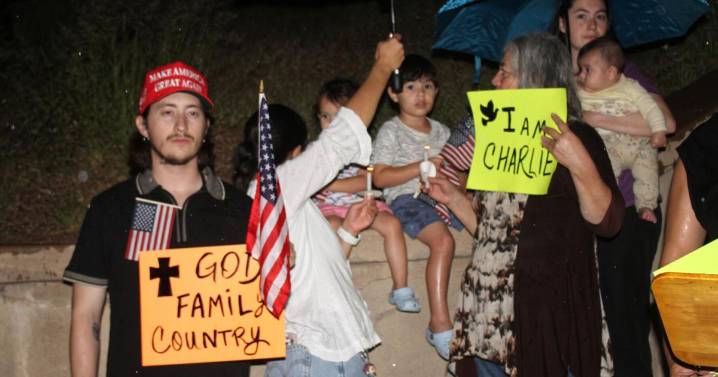 Dozens gather for Charlie Kirk vigil in Nogales