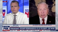 Trump signs order to rebrand Defense Department