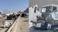 Choque múltiple en corredor 2000 deja ocho lesionados, entre ellos dos menores