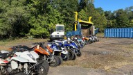 New Haven begins crushing more than 100 illegal dirt bikes and ATVs
