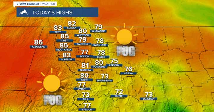 Weather Forecast: Sunny and warm through the week