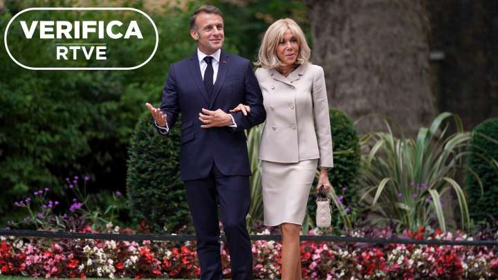 Los Macron presentarán pruebas científicas para demostrar que Brigitte es mujer: claves de un bulo recurrente