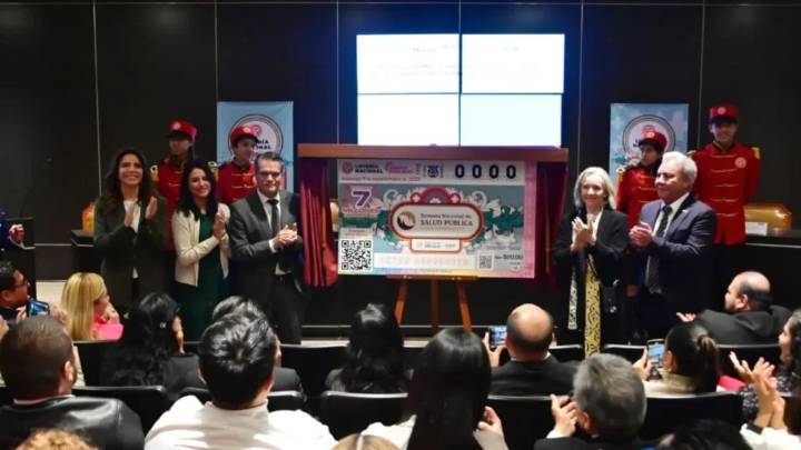 Lotería Nacional y Salud presentan billete por Semana Nacional de Salud Pública