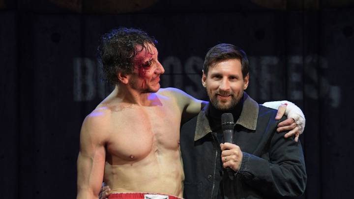Lionel Messi fue al teatro para ver a Nicolás Vázquez