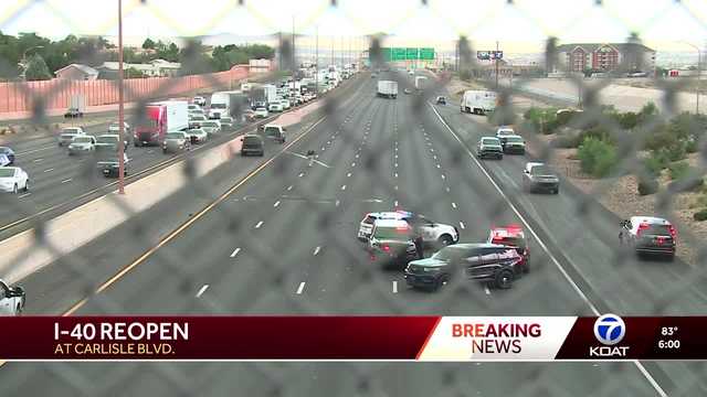 Crash closes I-40 westbound at Carlisle