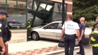 Skokie car into building: Car crashes store in the 4900-block of Oakton, Skokie police investigating