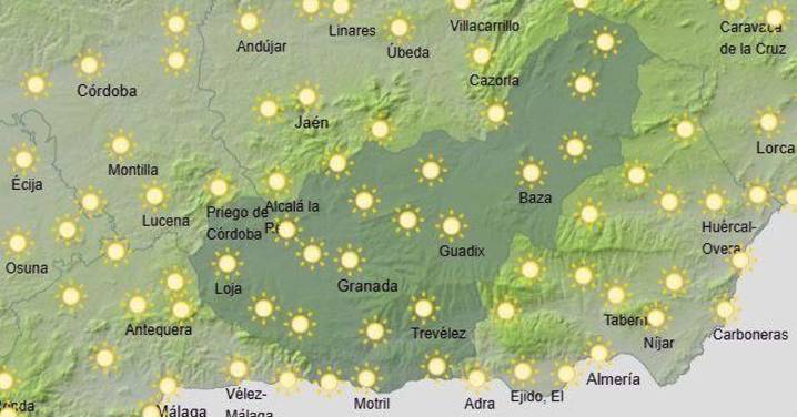 Tiempo Granada | Ascenso generalizado del termómetro este miércoles