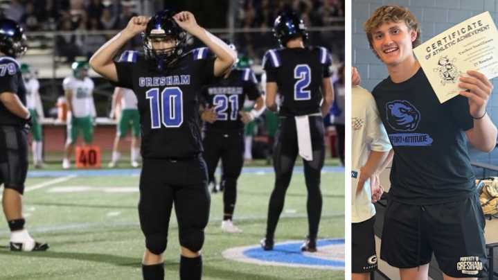 Gresham High to dedicate football season to injured player Tucker Santillanes