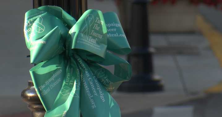 Somerset community raising ovarian cancer awareness with "'Turn the Towns Teal'