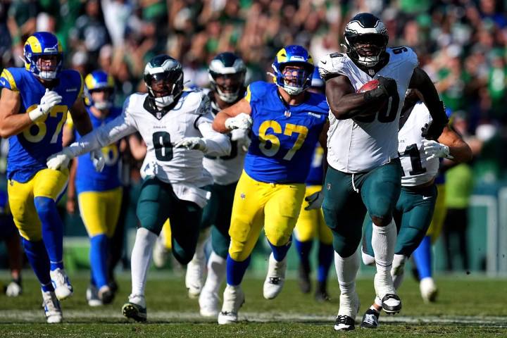 Rams vs. Eagles takeaways: Jordan Davis' blocked FG return for TD ices Philadelphia win