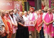Raja Warring Paid Obeisance at Shri Durga Mata Mandir