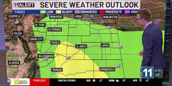 Some severe storms with all modes possible Wednesday